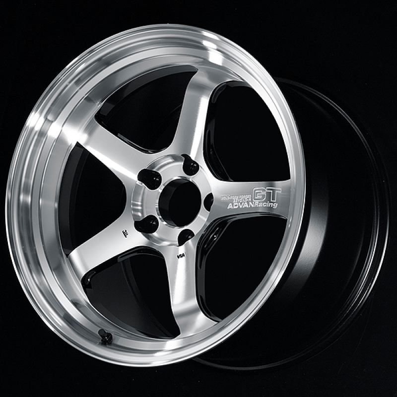 Advan B Advan GT Beyond-R 18X9.5 / +25 Offset / 5x112 BC / 66.5mm Bore / Machining and Diamond Cutting (YAQC8J25MMDC)