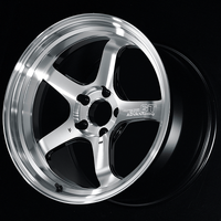 Advan B Advan GT Beyond-R 18X9.5 / +25 Offset / 5x112 BC / 66.5mm Bore / Machining and Diamond Cutting (YAQC8J25MMDC)