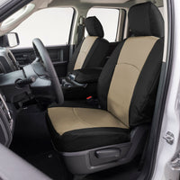 Covercraft Covercraft 21-24 Dodge Durango Endura PrecisionFit Custom Front Row Seat Covers - Tan/Black (GTD4271ABENTB)
