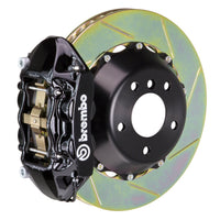 Brembo Brembo 08-14 Challenger SRT-8 Rr GT BBK 4Pis Cast 380x28 2pc Rotor Slotted Type1-Black (2P2.9015A1)