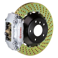 Brembo Brembo 08-13 135i (E81/E82/E88) Rear GT BBK 4 Piston Cast 345x28 2pc Rotor Drilled-Silver (2P1.8022A3)