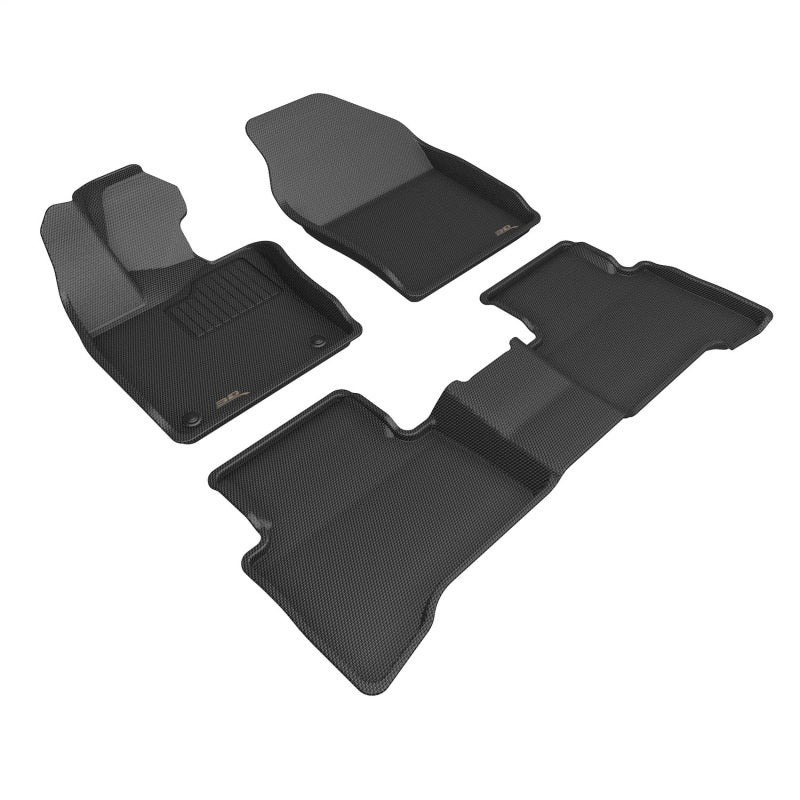 3D MAXpider 3D MAXpider 2023 Toyota Prius Kagu Black Floor Mat - Row 1/2 (L1TY30501509)