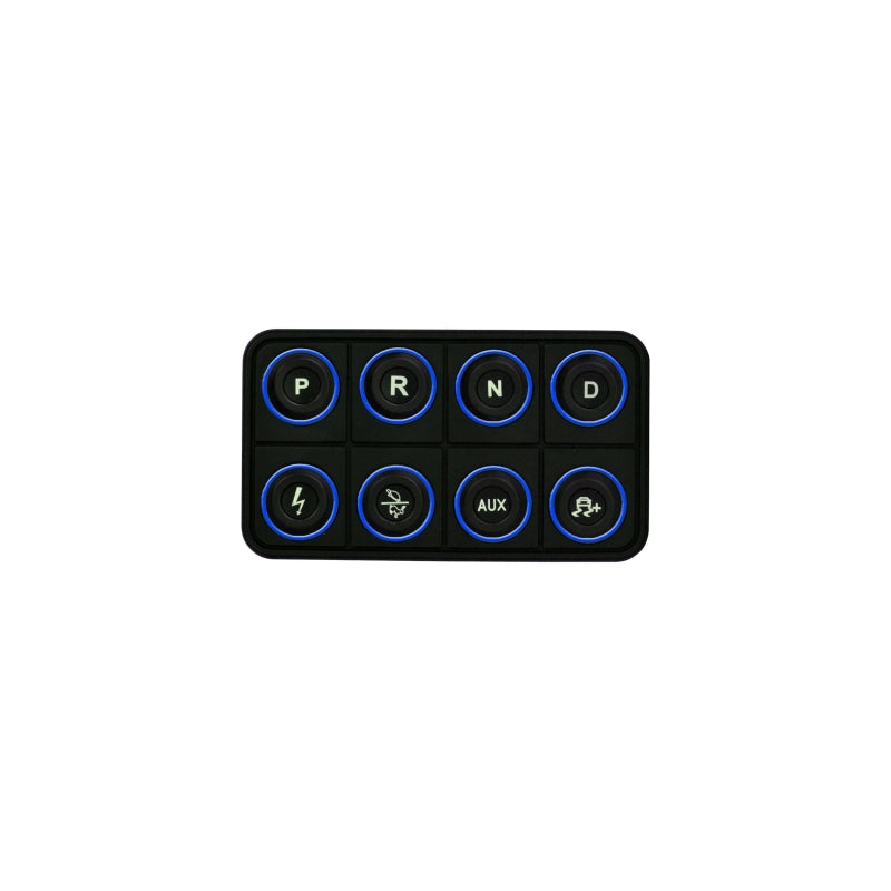 AEM AEM EV 8 Button Keypad CAN Based Programmable Backlighting (30-8400)