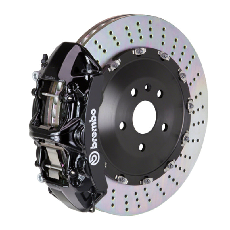 Brembo Brembo 16-22 GLC-Class (X253/C253) Front GT BBK 6 Piston Cast 405x34 2pc Rotor Drilled-Black (1N1.9546A1)