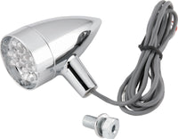 Bikers Choice AA Bikers Choice Chrome Mini Turn Signal Amber Universal Custom (482418)