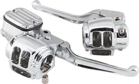Bikers Choice K Bikers Choice 96-06 Big Twin 96-03 XL With 11/16 Bore Master Cylinder Chrome Handlebar Control Kit (488731)