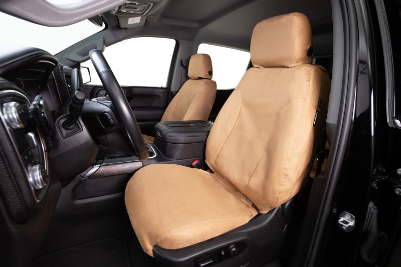 Covercraft Covercraft 00-06 Ford Excursion Polycotton SeatSaver Custom Front Row Seat Covers - Tan (SS2299PCTN)