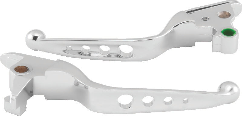 Bikers Choice AA Bikers Choice 15-17 FLST FXST O-Series 4 Holed Lever Set Chrome (482144)