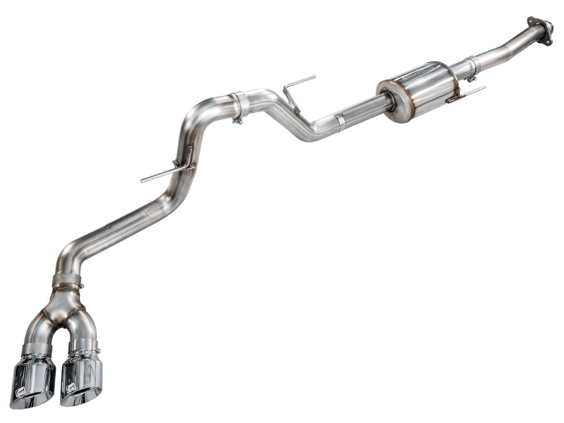 AWE Tuning AWE Tuning 21-25 Ford F150 (14th Gen Reg Cab) Cat-Back Exhaust - 4.5in Dual Side Exit Chrome Tips (3015-32145)