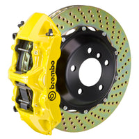 Brembo Brembo 05-11 997 C2S/997 C2 GTS Front GT BBK 6 Piston Cast 355x32 2pc Rotor Drilled- Yellow (1M1.8004A5)