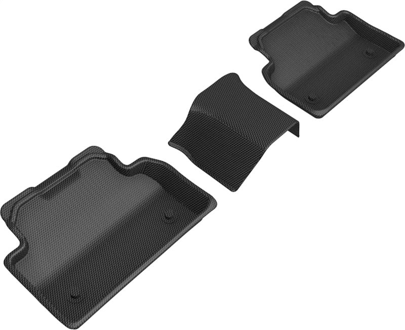 3D MAXpider 3D MAXpider 18-20 Jaguar E-Pace Kagu 2nd Row Floormats - Black (L1JG01321509)