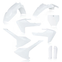 Acerbis Acerbis 17+ Husqvarna TC65 Full Plastic Kit - White (2731980002)