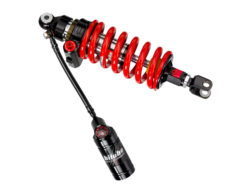 Bitubo Suspension Bitubo CLU3 Monoshock Adjustable: Hydraulic Spring Preload, Reb., Double Comp., Length, Red Spring (H0159CLU31V2)