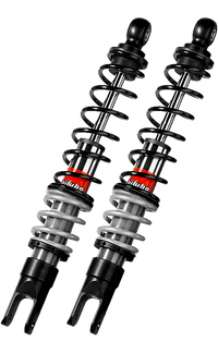 Bitubo Suspension Bitubo YGB0 Twinshocks Rear Adjustable: Spring Preload, Black Spring (SC015YGB02)