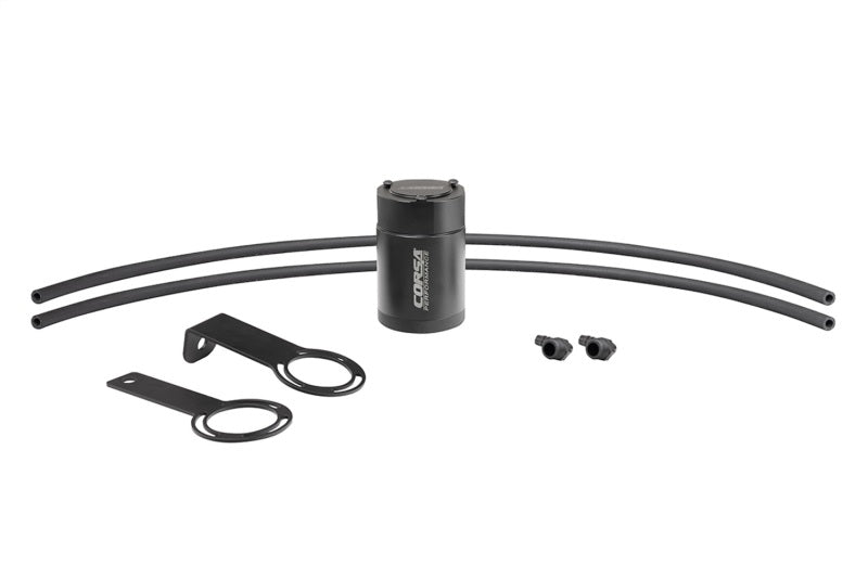 Corsa Corsa 3/8in Universal 3 oz. Aluminum Oil Catch Can with Mounting Brackets (CC0015)