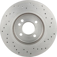 Brembo OE Brembo 02-07 Mini Cooper Front Premium Xtra Cross Drilled UV Coated Rotor (09.8655.1X)