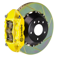 Brembo Brembo SS Rear GT BBK 4 Piston Cast 380x28 2pc Rotor Slotted Type-1- Yellow (2P2.9055A5)
