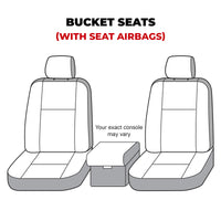 Covercraft Covercraft Endura Waterproof Polyester SeatSaver Custom Front Row Seat Covers (SS2459WFBK)