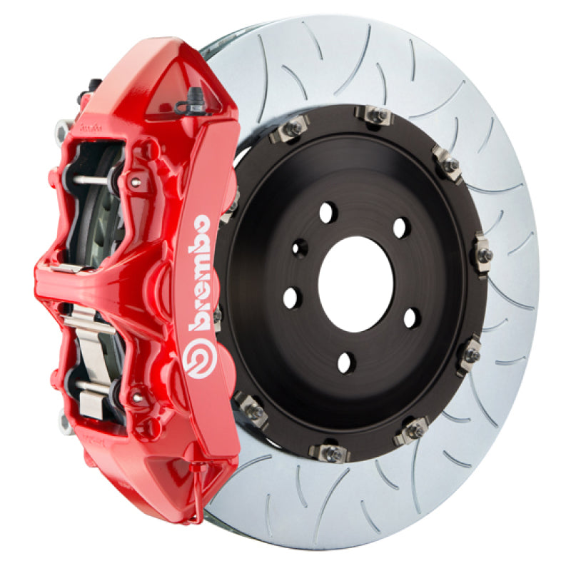 Brembo Brembo 15-18 M3 (CC Brake Equipped) Front GT BBK 6 Piston Cast 405x34 2pc Rotor Slotted Type3-Red (1T3.9501A2)