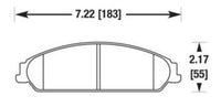 Baer Brakes Baer Brakes Replacement Pads for Baer AlumaSport Calipers (D1058R)