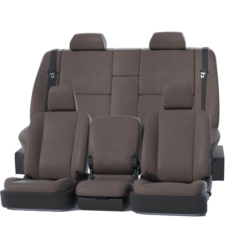 Covercraft Covercraft 19-24 Dodge Ram Leatherette PrecisionFit Custom Front Row Seat Covers - Stone (GTD4191ABLTSN)