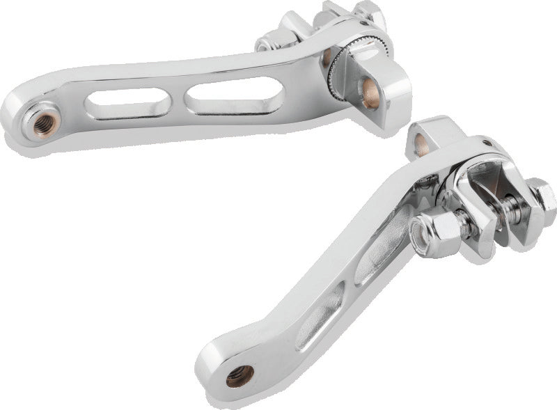 Bikers Choice K Bikers Choice Adjustable Forward Control Heel Rest Kit 89-Up FXST 93-02 FXDWG Replaces H-D 50227-01 (488719)