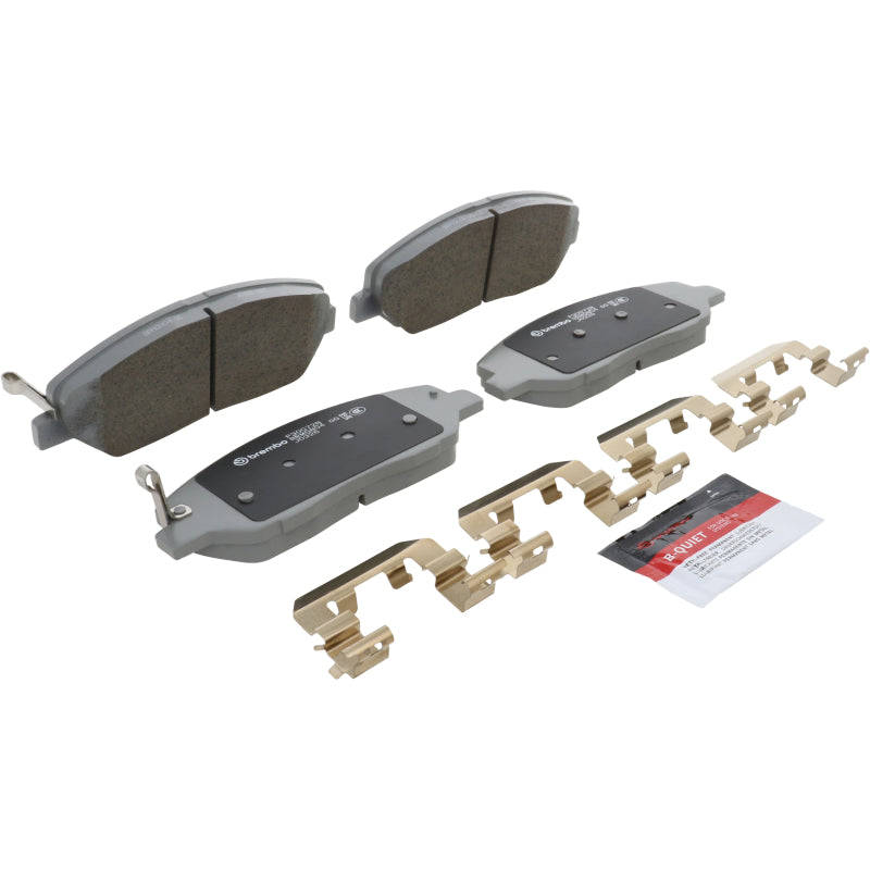 Brembo OE B Brembo 09-11 Hyundai Genesis Front Premium NAO Ceramic OE Equivalent Pad (P30072N)