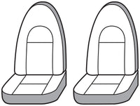 Covercraft Covercraft 07-09 Dodge Nitro Polycotton SeatSaver Custom Front Row Seat Covers - Grey (SS1256PCGY)