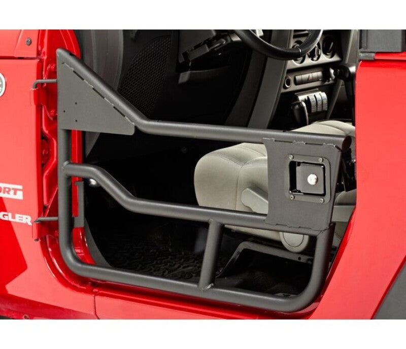 Bestop Bestop 07-18 Jeep Wrangler JK Element Doors (Front Doors Matte Black) (51826-01)