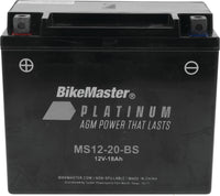 BikeMaster G BikeMaster AGM Battery - MS12-20-BS (780725)