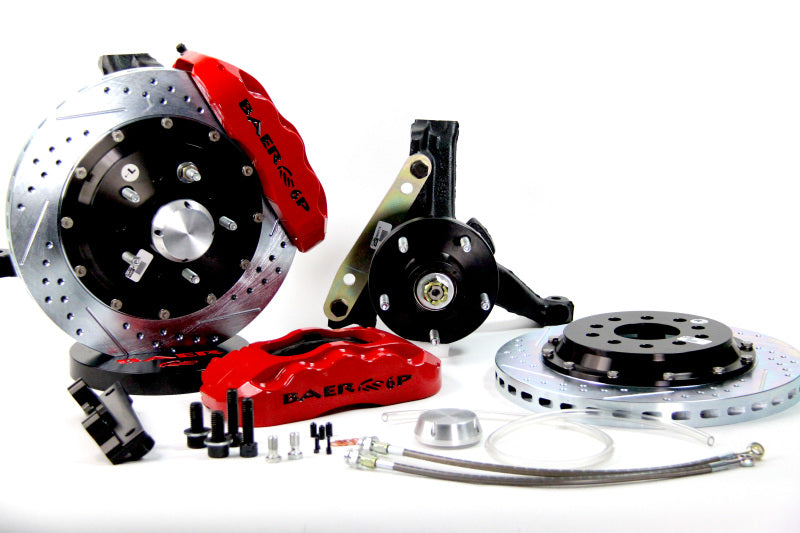 Baer Brakes Baer Brakes 73-76 Buick Century STD Studs 13in Pro+ Front SDZ Brake Kit - Black (4301413B)