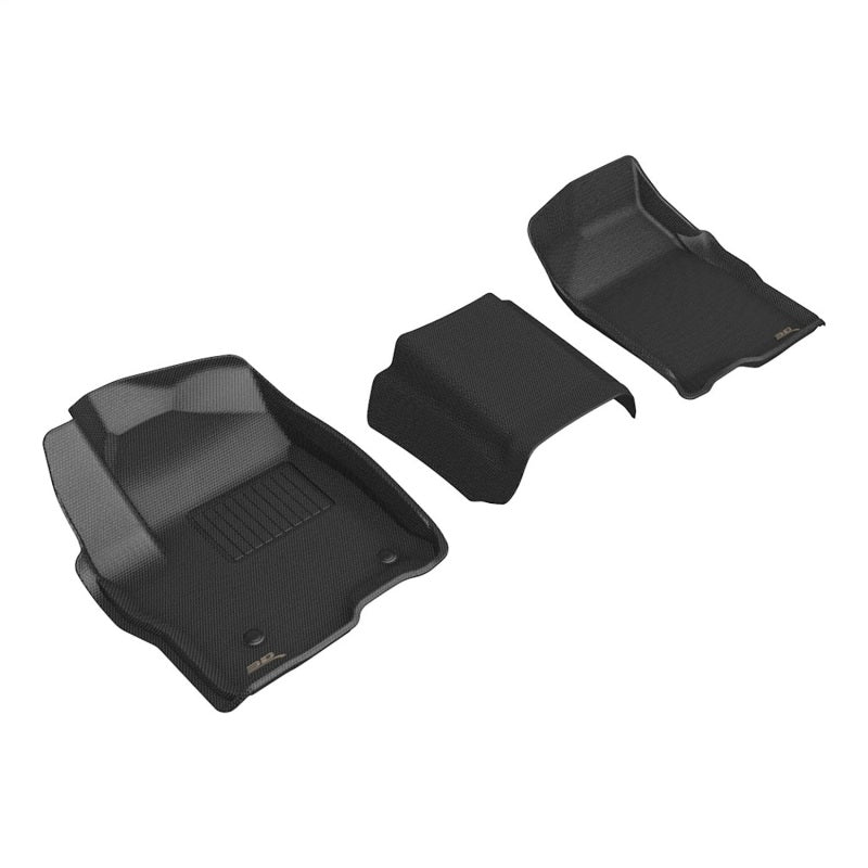 3D MAXpider 3D MAXpider 19-26 GMC Sierra 2500/3500 Double Cab Kagu Black R1 (L1GM04111509)