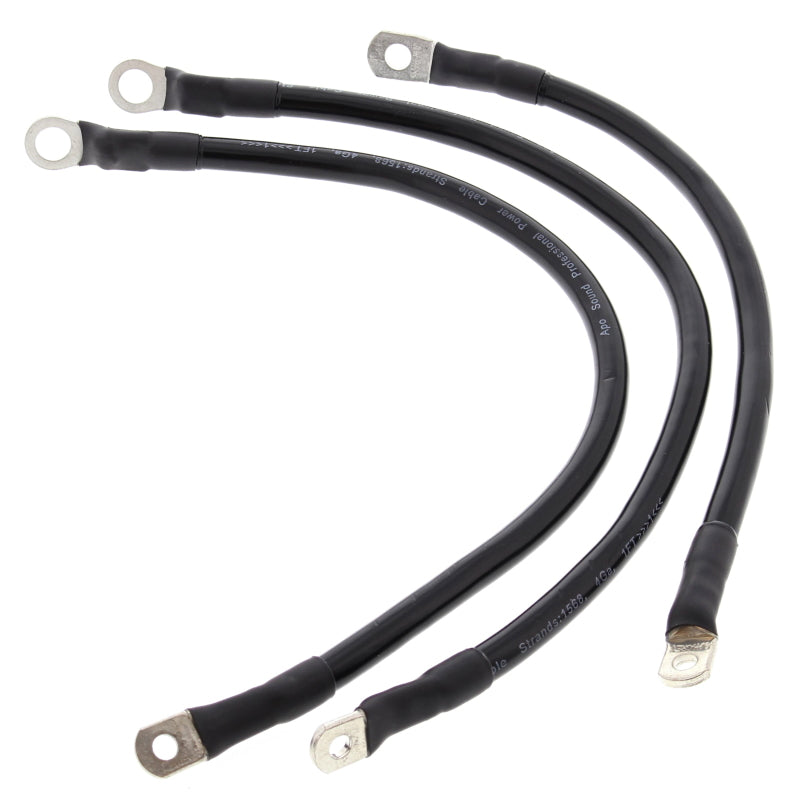 All Balls Racing All Balls Racing 86-88 Harley-Davidson FXR Super Glide Battery Cable Kit Black (79-3003-1)