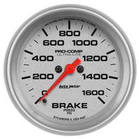 AutoMeter AutoMeter Gauge Brake Press 2-5/8in. 1600PSI Digital Stepper Motor Ultra-Lite (4467)