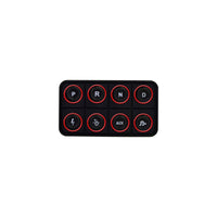 AEM AEM EV 8 Button Keypad CAN Based Programmable Backlighting (30-8400)