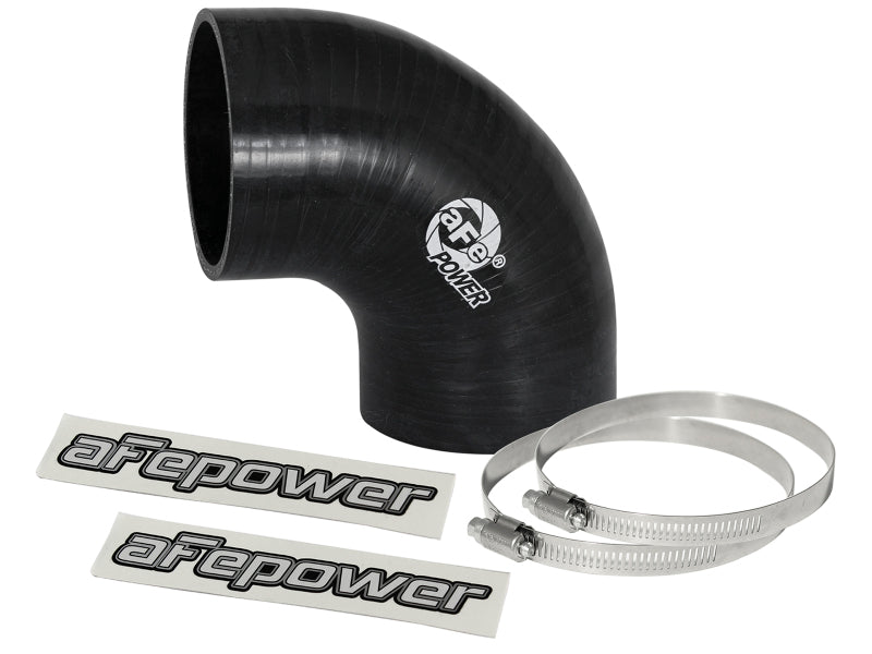 aFe Discount C aFe Magnum FORCE Intake Coupling Kit (3 IN ID x 90-Deg.) Elbow Coupler - Black (59-00064)