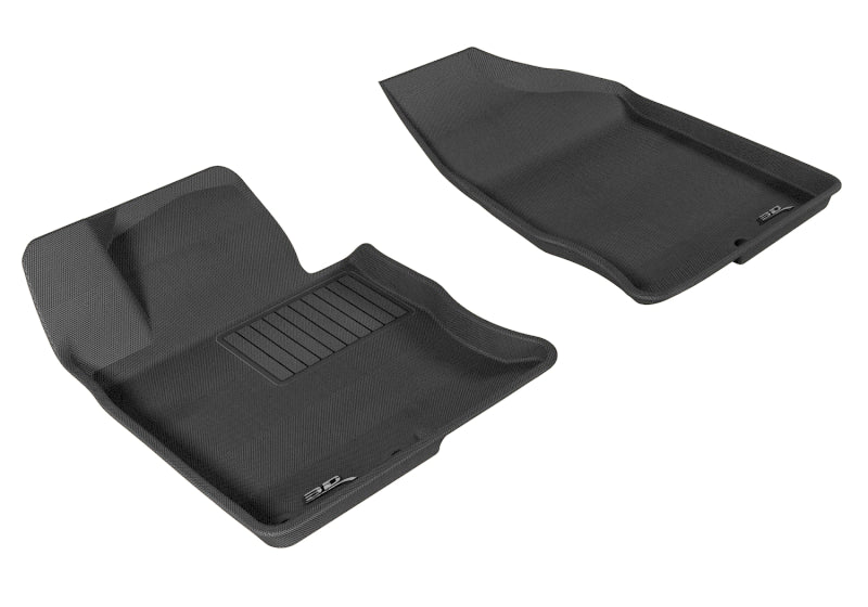 3D MAXpider 3D MAXpider 2012-2017 Hyundai Azera Kagu 1st Row Floormat - Black (L1HY02611509)