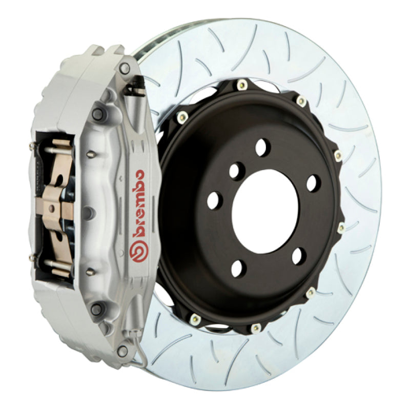 Brembo Brembo 08-17 A5 Front GT BBK 6 Piston Cast 355x32 2pc Rotor Slotted Type3-Silver (1M3.8045A3)