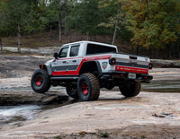Bushwacker Bushwacker 20-24 Jeep Gladiator Flat Style Flares Rear 2pc - Black (10104-07)