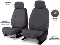Covercraft Covercraft 19-24 Dodge Ram Polycotton SeatSaver Custom Second Row Seat Covers - Charcoal (SS7527PCCH)