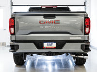 AWE Tuning AWE Tuning 4th Gen GM 1500 5.3L 0FG Cat-Back Dual Side Exit (Flat Bumper) - Chrome Tips (3015-22207)