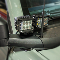 Cali Raised Cali Raised 2021+ Ford Raptor Ditch Light Mount Kit - 2 3X2 18W Amber Led Pods/2 27W Side Project (CR4031)