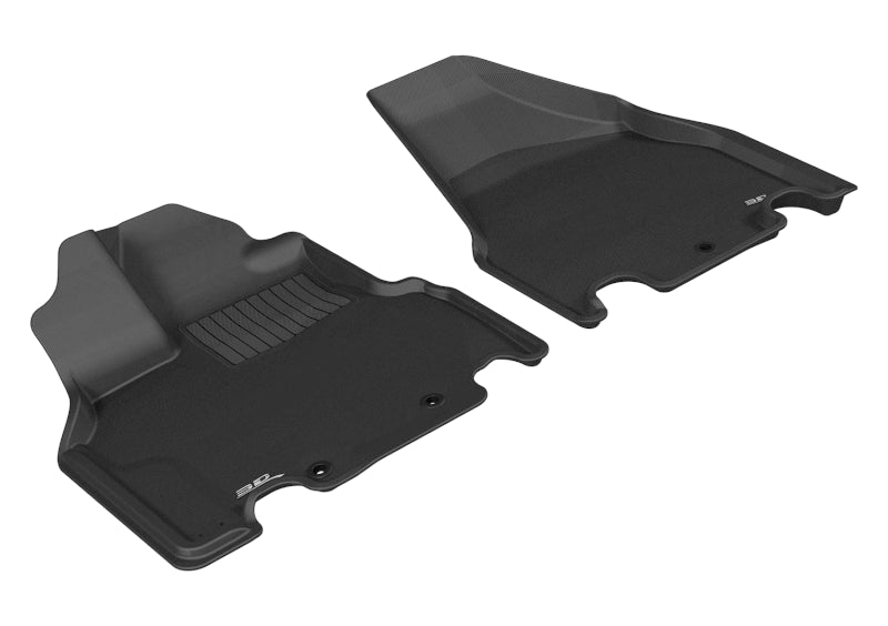 3D MAXpider 3D MAXpider 2011-2017 Honda Odyssey EX Kagu 1st Row Floormat - Black (L1HD03811509)
