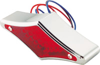 Bikers Choice Bikers Choice Chrome Diamond LED Taillight Red Lens Universal Custom (490307)