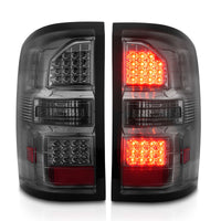 ANZO ANZO 2014-2018 GMC Sierra LED Tail Lights Black Housing Smoke Lens (311398)