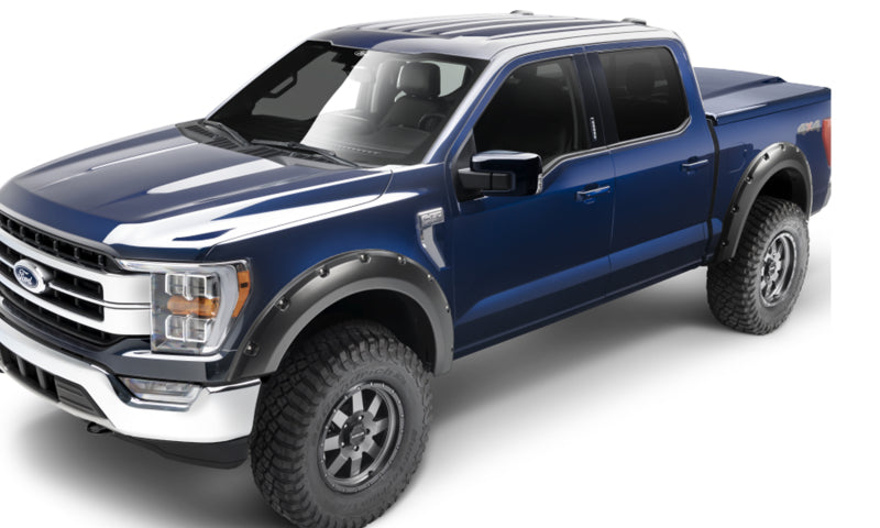 Bushwacker Bushwacker 2021 Ford F-150 (Excl. Lightning) Pocket Style Flares 4pc - Black (20963-02)