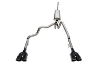 Corsa Corsa 19-25 GMC Sierra 1500 Cat-Back Dual Rear Exit with Twin 4in Black Powder Coat Pro-Series Tips (21201BPC)