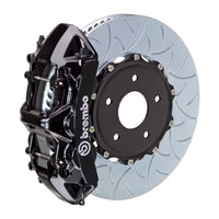 Brembo Brembo 08-15 Lancer Evo X Front GT BBK 6 Piston Cast 350x34 2pc Rotor Slotted Type-3-Black (1N3.8019A1)