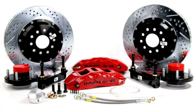 Baer Brakes Baer Brakes STD Studs 14in Extreme+ Front SDZ Brake Kit - Silver (4261310S)