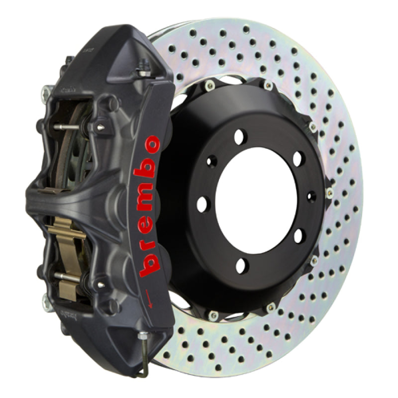Brembo Brembo 17-21 Civic Type-R Front GTS BBK 6 Piston Cast 380x32 2pc Rotor Drilled-Black HA (1M1.9054AS)